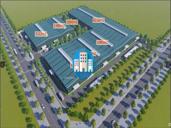 Kho xưởng cho thuê tại khu công nghiệp Phố Nối A, Hưng Yên, diện tích từ 1.980m2 - 21.000m2